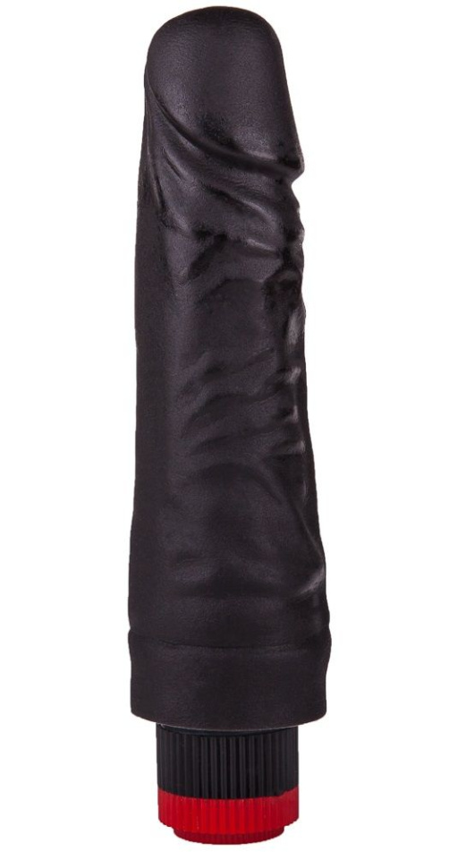 Вибратор-реалистик LOVETOY черного цвета - 17,5 см. купить в секс шопе