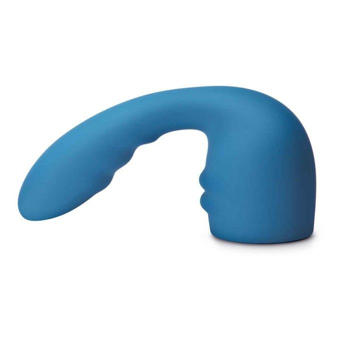 Синяя насадка Flexi для вибратора Le Wand Petite купить в секс шопе