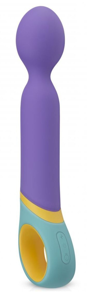 Фиолетовый вибромассажер Base Wand Vibrator - 24 см. купить в секс шопе