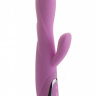 Розовый перезаряжаемый вибратор RechargeableTulip Pink - 21 см. купить в секс шопе
