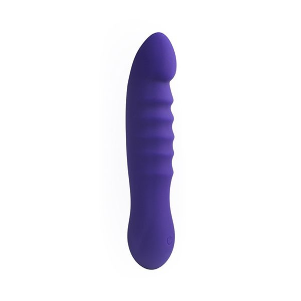 Фиолетовый вибратор LITTLE SECRET - 16,5 см. купить в секс шопе
