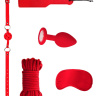 Красный игровой набор Introductory Bondage Kit №5 купить в секс шопе
