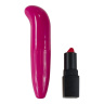 Ярко-розовый мини-вибратор для G-стимуляции - 15,5 см. купить в секс шопе