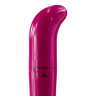 Ярко-розовый мини-вибратор для G-стимуляции - 15,5 см. купить в секс шопе