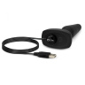 Чёрная анальная вибропробка с 3 источниками вибрации TRIO REMOTE CONTROL PLUG BLACK - 13,5 см. купить в секс шопе