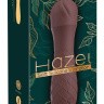 Коричневый вибратор-жезл Hazel 01 - 14 см. купить в секс шопе
