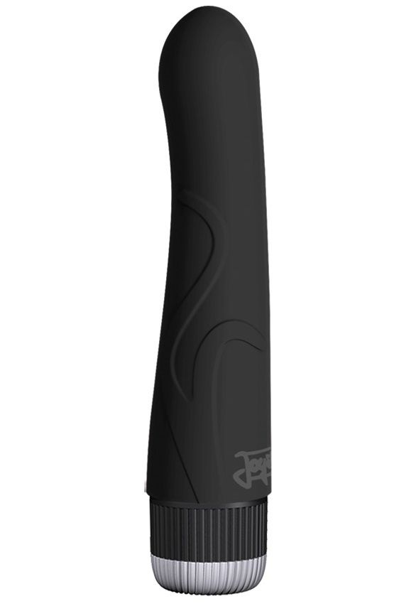 Чёрный мини-вибромассажер Joystick Voyage Mini - 11,8 см. купить в секс шопе