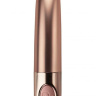 Золотистый мини-вибратор Ellipse - 10,5 см. купить в секс шопе