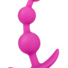 Розовая анальная цепочка Luxe Be Me 3 - 13,3 см. купить в секс шопе