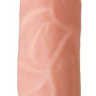 Телесная насадка на Harness с коннектором GREEN LINE - 15,5 см. купить в секс шопе