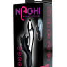 Черный вибратор с подсветкой NAGHI NO.37 RECHARGEABLE LIGHT-UP VIBE - 24 см. купить в секс шопе