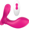 Ярко-розовый клиторальный стимулятор REMOTE PANTY G купить в секс шопе