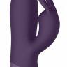 Фиолетовый вибромассажер-кролик Niva - 21,5 см. купить в секс шопе