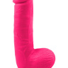 Розовый фаллоимитатор Colours Softies - 17,8 см. купить в секс шопе