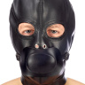 Маска-шлем с прорезями для глаз и регулируемым кляпом купить в секс шопе