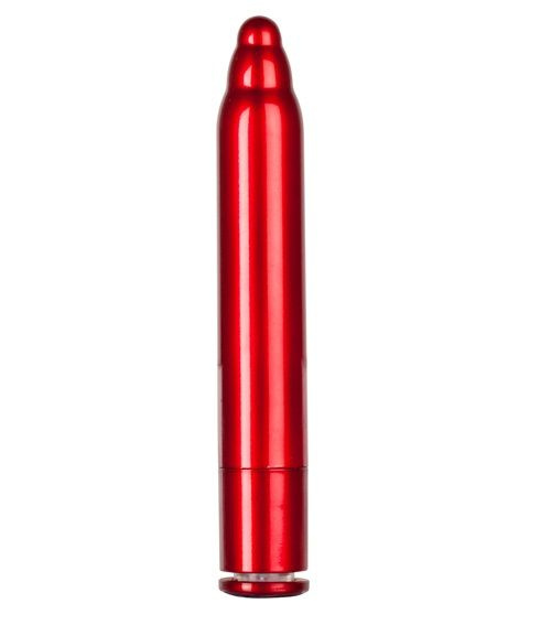 Красный вибратор METALLIX FIGURADO BULBED VIBRATOR - 11,5 см. купить в секс шопе