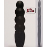 Чёрный анальный стимулятор Large Bubble Plug - 14,5 см. купить в секс шопе