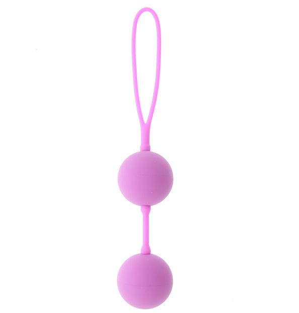 Розовые вагинальные шарики на силиконовой связке GOOD VIBES THE PERFECT BALLS PINK купить в секс шопе