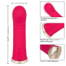 Ярко-розовый мини-вибромассажер для стимуляции точки G Uncorked Merlot - 13,25 см. купить в секс шопе