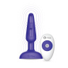 Фиолетовая анальная вибропробка с 3 источниками вибрации TRIO REMOTE CONTROL PLUG  PURPLE - 13,5 см. купить в секс шопе