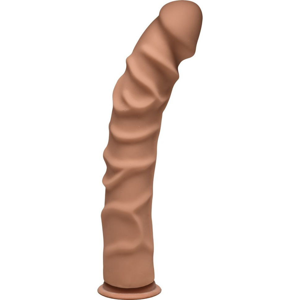 Фаллоимитатор-мулат на присоске The D Ragin’ D 10  - 25,4 см. купить в секс шопе
