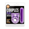 Фиолетовое эрекционное виброкольцо Couples Play Vibrating Cock Ring купить в секс шопе