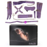 Пикантный набор БДСМ-аксессуаров фиолетового цвета купить в секс шопе