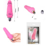 Розовый мини-вибратор Super - 12 см. купить в секс шопе