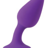Фиолетовая гибкая анальная пробка INYA Queen - 11,9 см. купить в секс шопе
