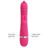 Розовый вибратор-кролик с мембранным стимулятором Phoenix - 20,2 см. купить в секс шопе