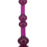 Фиолетовая анальная цепочка на присоске LOVE THROB PURPLE - 17,8 см.  купить в секс шопе