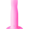 Розовый нереалистичный дилдо Stray - 16,6 см. купить в секс шопе