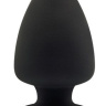 Черная анальная пробка PREMIUM SILICONE PLUG M - 11 см.  купить в секс шопе