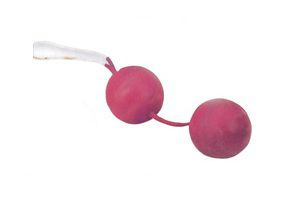 Вагинальные розовые шарики на гибкой сцепке купить в секс шопе