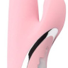 Нежно-розовый вибратор-кролик Rotating Missile Bunny - 24 см. купить в секс шопе