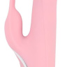 Нежно-розовый вибратор-кролик Rotating Missile Bunny - 24 см. купить в секс шопе
