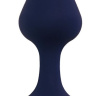 Темно-синяя анальная пробка Exo M - 8,5 см. купить в секс шопе