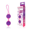 Фиолетово-розовые вагинальные шарики Cosmo купить в секс шопе