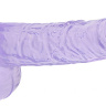 Фиолетовый фаллоимитатор Realrock Crystal Clear 8 inch - 21 см. купить в секс шопе