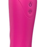 Ярко-розовый жезловый вибратор Heating Bodywand с нагревом - 23,2 см. купить в секс шопе