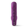 Фиолетовый универсальный вибратор Tilt - 12 см. купить в секс шопе