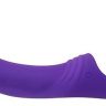 Фиолетовый безремневой вибрострапон - 21,5 см. купить в секс шопе