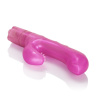 Розовый вибратор Platinum Edition G-Kiss - 20 см. купить в секс шопе