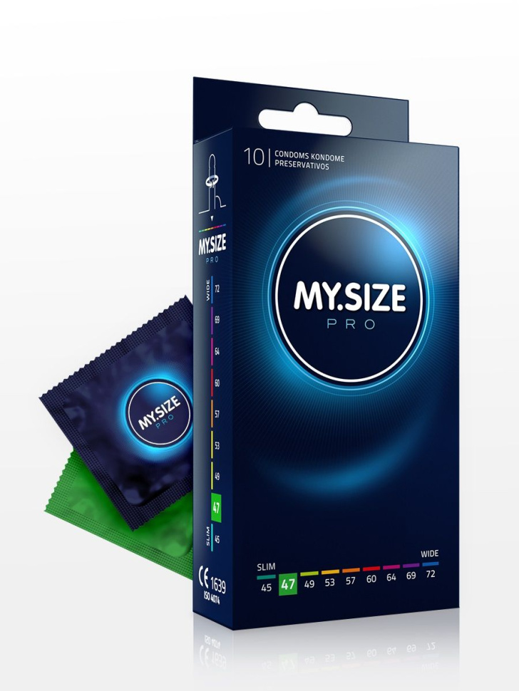 Презервативы MY.SIZE размер 47 - 10 шт. купить в секс шопе