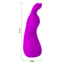 Лиловый вибростимулятор для эрогенных зон в форме кролика Nakki купить в секс шопе