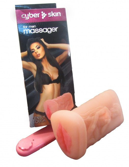 Мастурбатор-вагина из киберскин с вибрацией купить в секс шопе