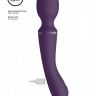 Фиолетовый вибромассажер Enora - 22 см. купить в секс шопе