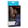 Синее перезаряжаемое эрекционное кольцо Silicone Rechargeable Dual Pleaser Enhancer купить в секс шопе