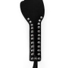 Черная шлепалка-рука с металлическими заклепками - 29 см. купить в секс шопе