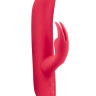 Красный перезаряжаемый вибромассажёр VILAIN BIANCA BERRY - 18 см. купить в секс шопе